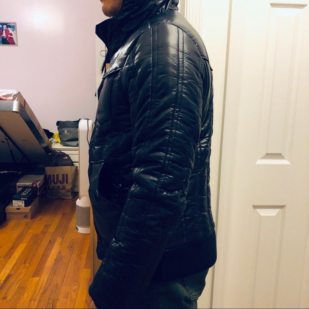 GSTAR RAW PUFFER JACKET WITH HOOD SIZE L - Picture 2 of 7